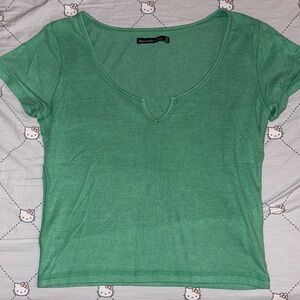 Abercrombie & Fitch Jade Green Short Sleeve Tee